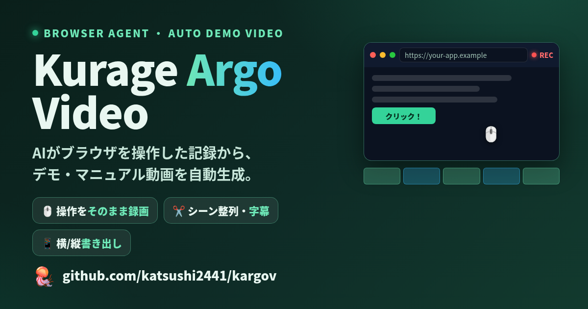 Kurage Argo Video